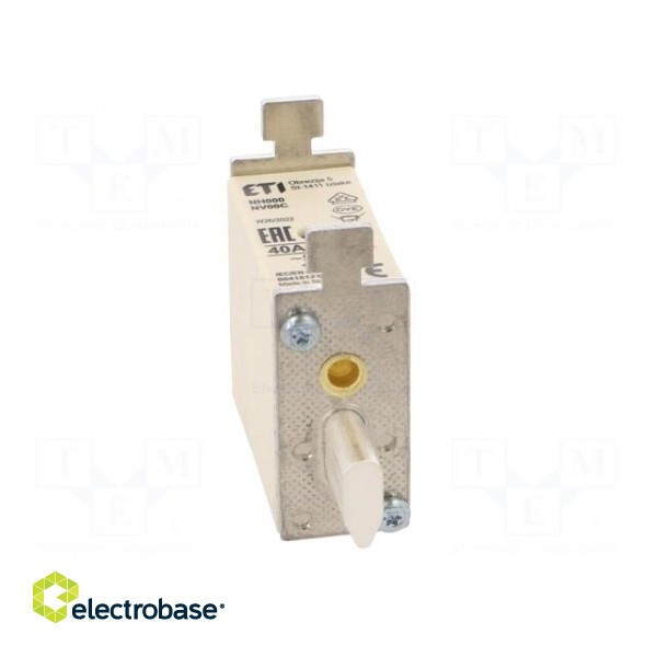 Fuse: fuse | gG | 40A | 500VAC | ceramic,industrial | NH000 | WT-NH image 9