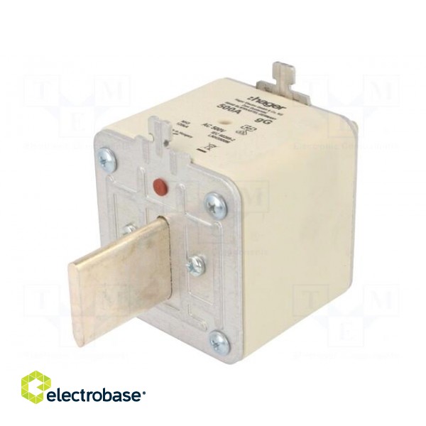 Fuse: fuse | gG | 500A | 500VAC | industrial | NH3 image 1