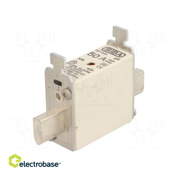 Fuse: fuse | gG | 50A | 500VAC | 220VDC | ceramic,industrial | NH000 image 1