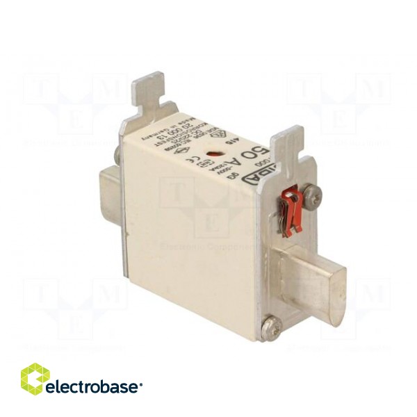 Fuse: fuse | gG | 50A | 500VAC | 220VDC | ceramic,industrial | NH000 image 4