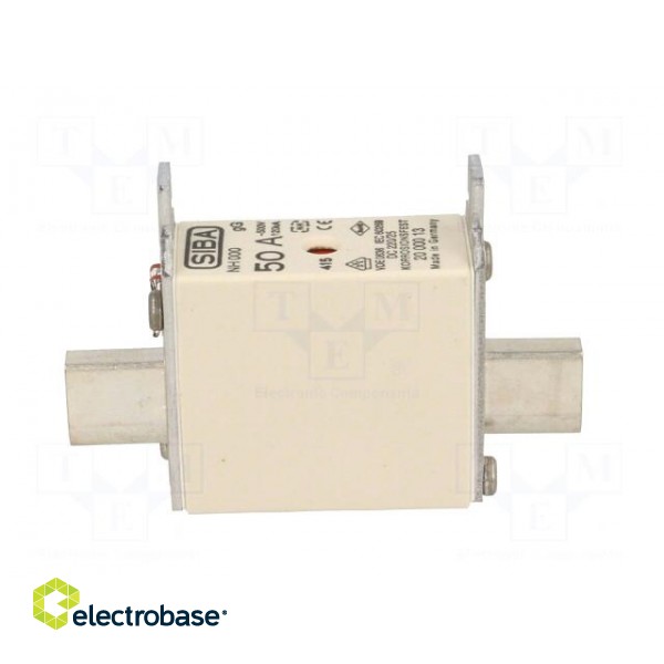Fuse: fuse | gG | 50A | 500VAC | 220VDC | ceramic,industrial | NH000 image 7