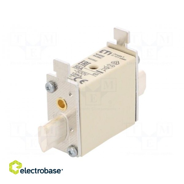 Fuse: fuse | gG | 50A | 500VAC | ceramic,industrial | NH000 | WT-NH image 1