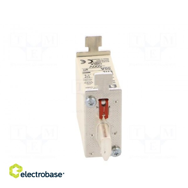 Fuse: fuse | gG | 50A | 500VAC | ceramic,industrial | NH000 | WT-NH image 5