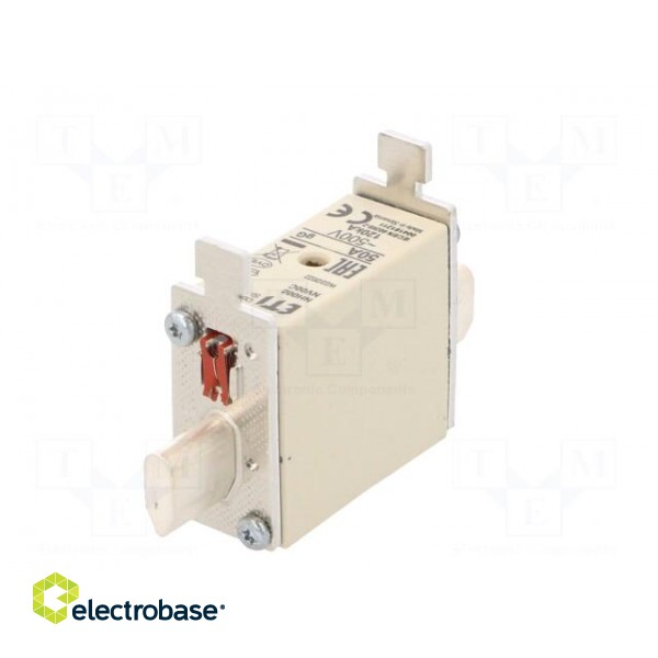 Fuse: fuse | gG | 50A | 500VAC | ceramic,industrial | NH000 | WT-NH image 6