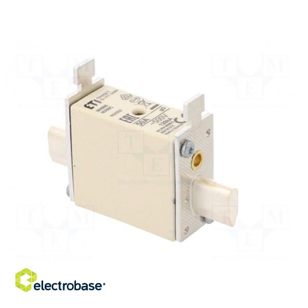 Fuse: fuse | gG | 50A | 500VAC | ceramic,industrial | NH000 | WT-NH image 8