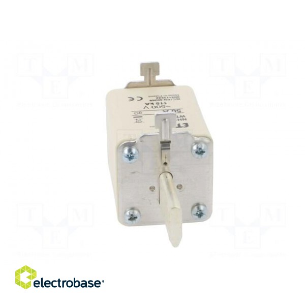Fuse: fuse | gG | 50A | 500VAC | ceramic,industrial | NH1 | WT-NH image 5