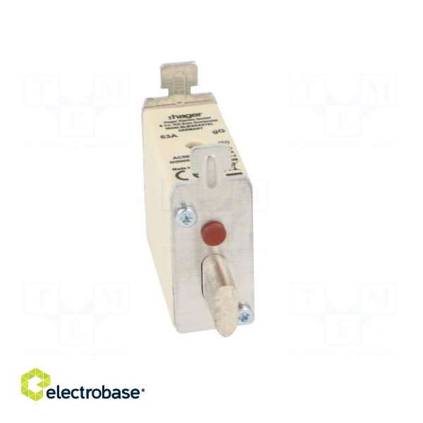 Fuse: fuse | gG | 63A | 500VAC | industrial | NH000 image 9
