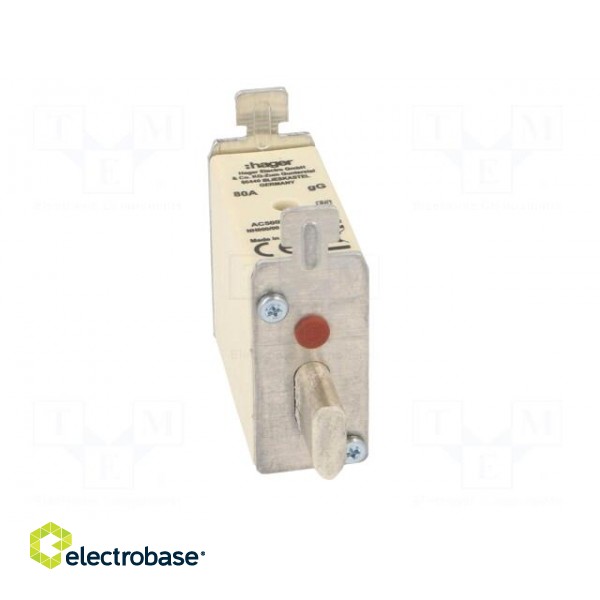 Fuse: fuse | gG | 80A | 500VAC | industrial | NH000 image 9