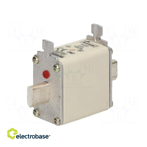 Fuse: fuse | gG,gL | 160A | 500VAC | 250VDC | ceramic,industrial | NH00 фото 2