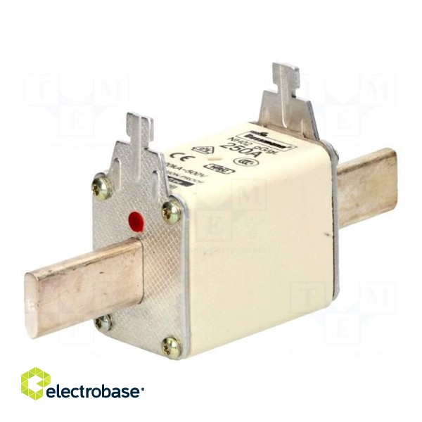 Fuse: fuse | gG,gL | 250A | 500VAC | 250VDC | ceramic,industrial | NH02 фото 1