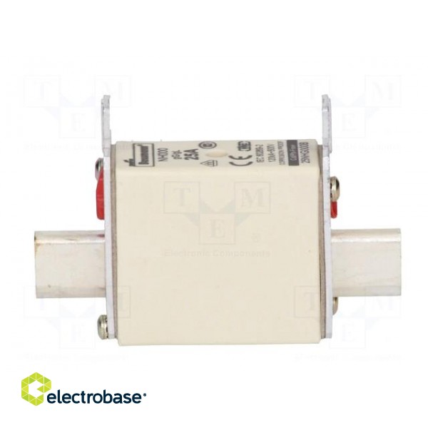 Fuse: fuse | gG,gL | 25A | 500VAC | 250VDC | ceramic,industrial | NH000 image 7