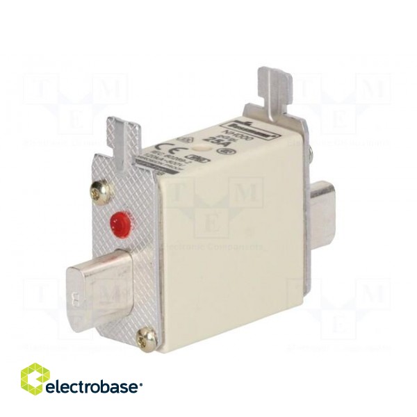 Fuse: fuse | gG,gL | 25A | 500VAC | 250VDC | ceramic,industrial | NH000 image 2