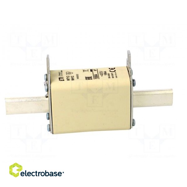 Fuse: fuse | quick blow | 100A | 400VAC | ceramic,industrial | NH1C image 7