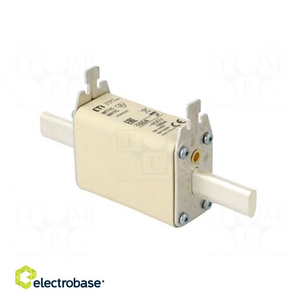 Fuse: fuse | quick blow | 100A | 400VAC | ceramic,industrial | NH1C image 8