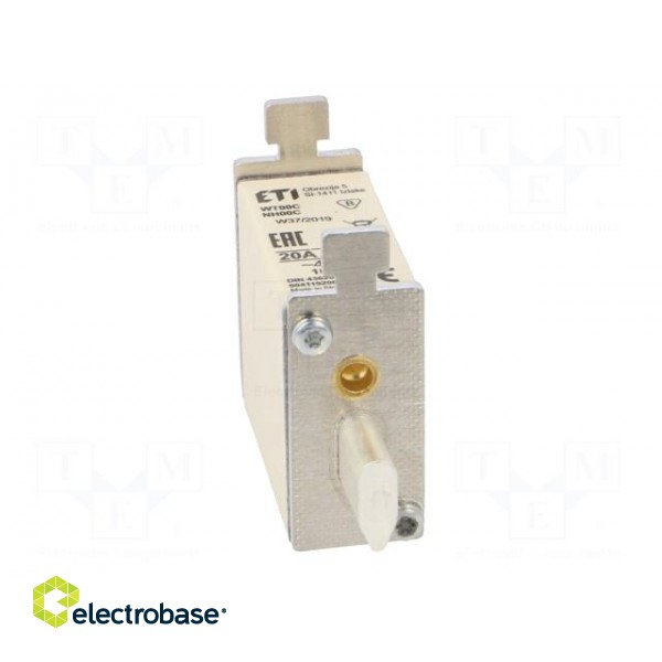 Fuse: fuse | quick blow | 20A | 400VAC | ceramic,industrial | NH00C image 9