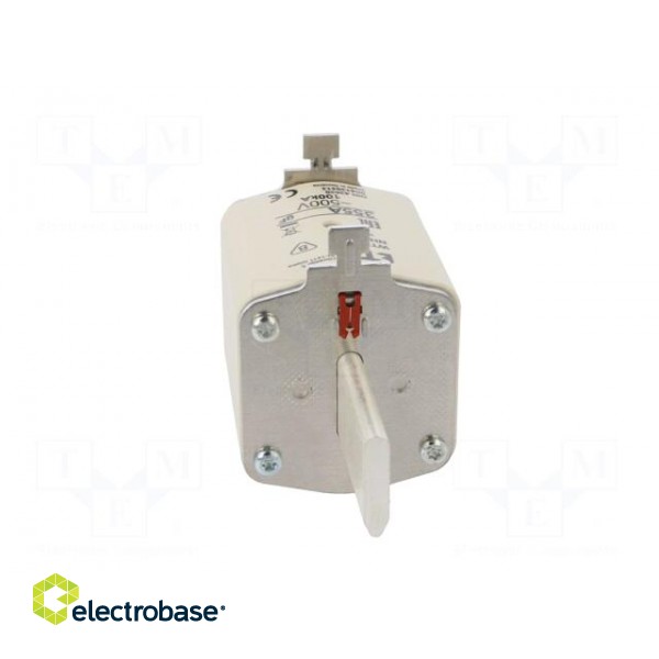 Fuse: fuse | quick blow | 355A | 500VAC | ceramic,industrial | NH2 фото 5