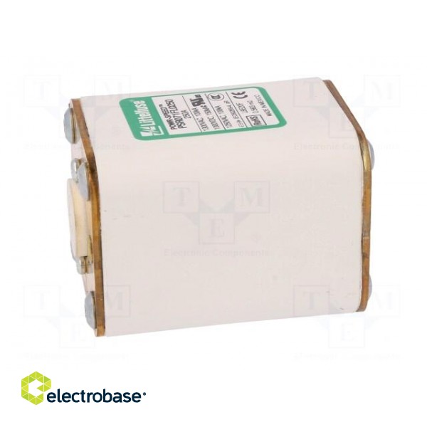 Fuse: fuse | ultra rapid | 250A | 1.25kVAC | 1kVDC | ceramic,industrial image 7