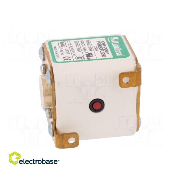 Fuse: fuse | ultra rapid | 250A | 690VAC | 600VDC | ceramic,industrial image 3