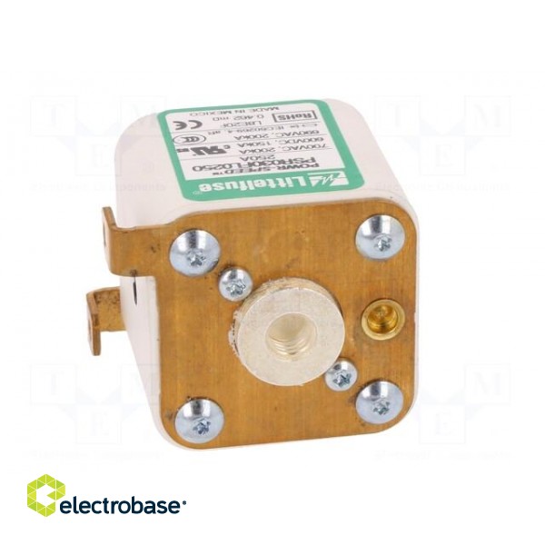 Fuse: fuse | ultra rapid | 250A | 690VAC | 600VDC | ceramic,industrial image 5