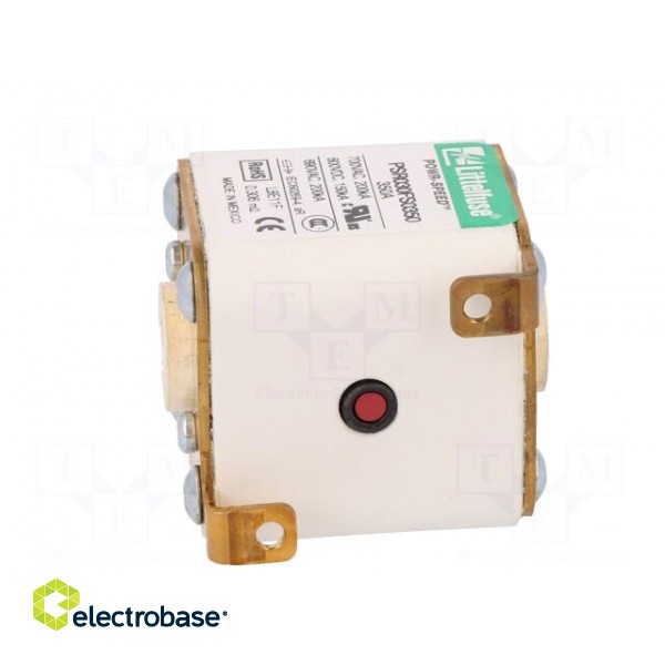 Fuse: fuse | ultra rapid | 350A | 690VAC | 600VDC | ceramic,industrial image 3