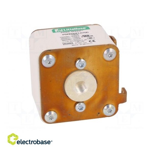 Fuse: fuse | ultra rapid | 700A | 690VAC | 600VDC | ceramic,industrial image 9