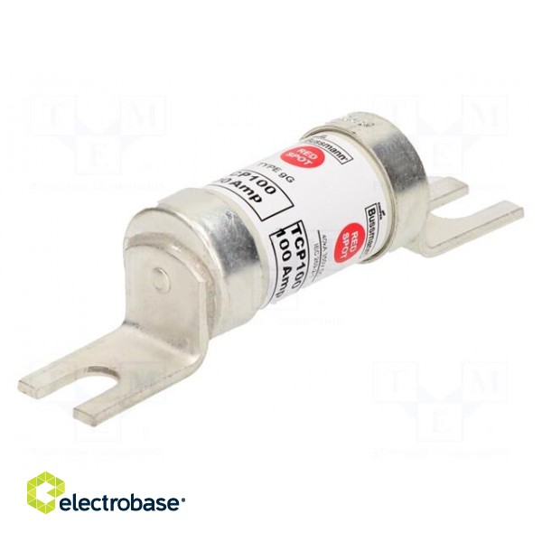 Fuse: fuse | 100A | 690VAC | 460VDC | ceramic,industrial | 26x111mm image 1