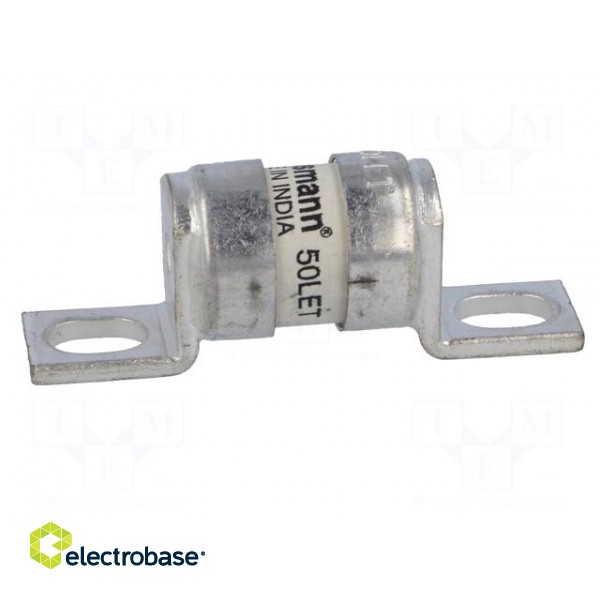 Fuse: fuse | 50A | 240VAC | 150VDC | ceramic,industrial | LET paveikslėlis 3