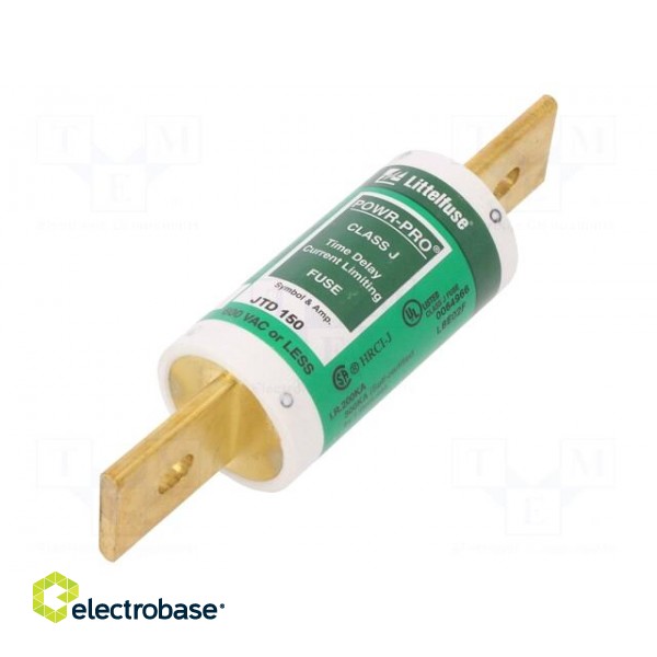 Fuse: fuse | time-lag | 150A | 600VAC | 500VDC | industrial | JTD