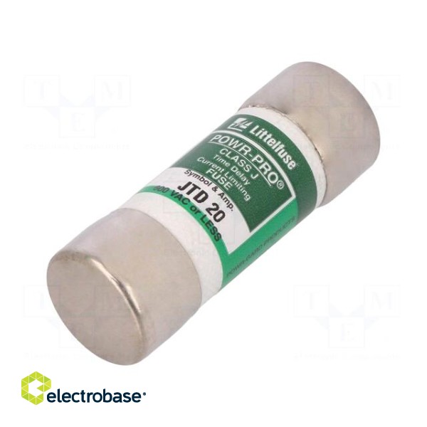 Fuse: fuse | time-lag | 20A | 600VAC | 300VDC | industrial | 20.6x57.2mm