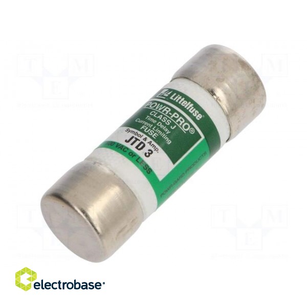 Fuse: fuse | time-lag | 3A | 600VAC | 300VDC | industrial | 20.6x57.2mm