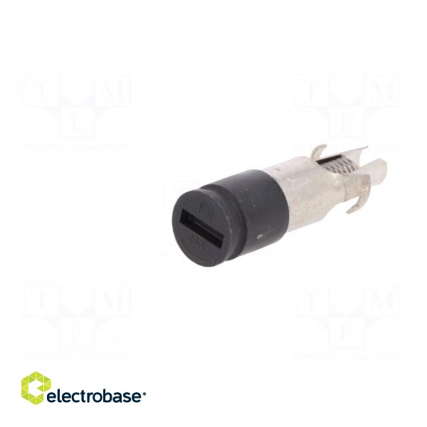 Adapter | cylindrical fuses | 5x20mm | 10A | black | 250VAC | UL94V-0 image 2