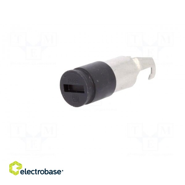 Adapter | cylindrical fuses | 6.3x32mm | 10A | black | 250VAC | UL94V-0 image 2