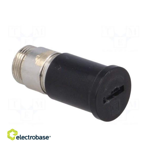 Adapter | cylindrical fuses | 6,3x32mm | 16A | -40÷85°C | Colour: black фото 8