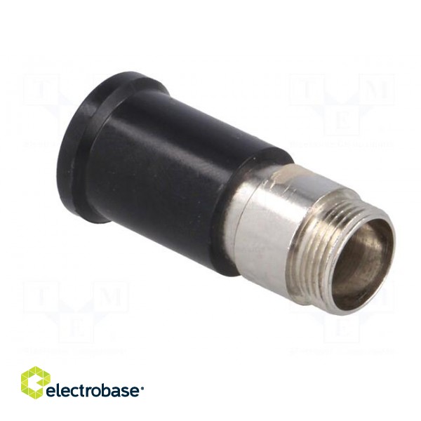 Adapter | cylindrical fuses | 6,3x32mm | 16A | -40÷85°C | Colour: black image 4