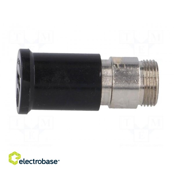 Adapter | cylindrical fuses | 6.3x32mm | 16A | black | 500VAC | UL94V-0 image 3