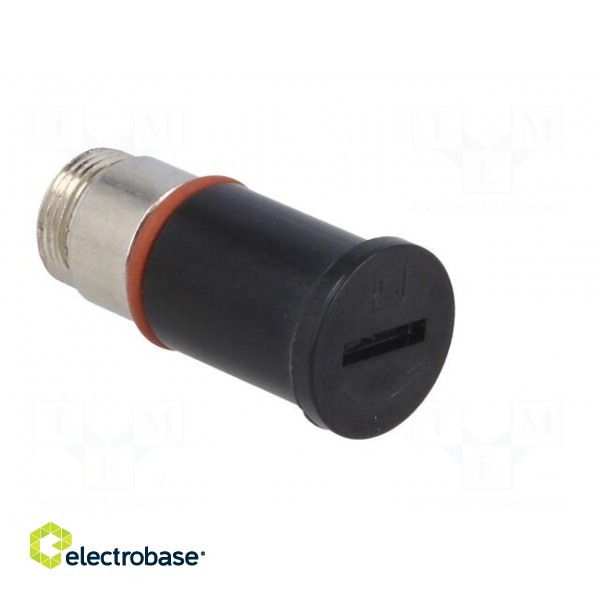 Adapter | cylindrical fuses | 6,3x32mm | 16A | -40÷85°C | Colour: black image 8