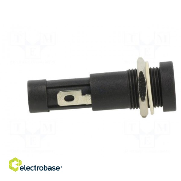 Fuse holder | 6.3x30mm | 15A | on panel | 250VAC | UL94V-0 | Mat: PBT image 7