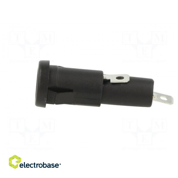 Fuse holder | 6.3x32mm | 10A | on panel | 250VAC | UL94V-2 image 3