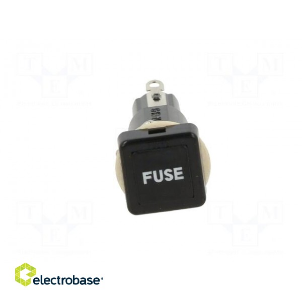 Fuse holder | 6.3x32mm | 10A | on panel | 250VAC | UL94V-1 фото 9