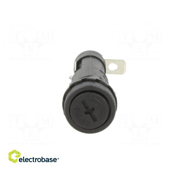 Fuse holder | 6.3x32mm | 15A | on panel | 250VAC | UL94V-0 | Mat: PBT image 9