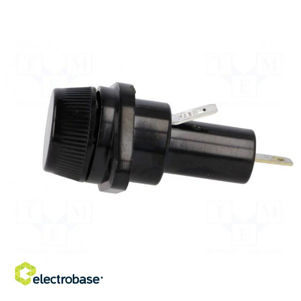 Fuse holder | cylindrical fuses | 10.3x38mm | 30A | 600V | on panel image 4