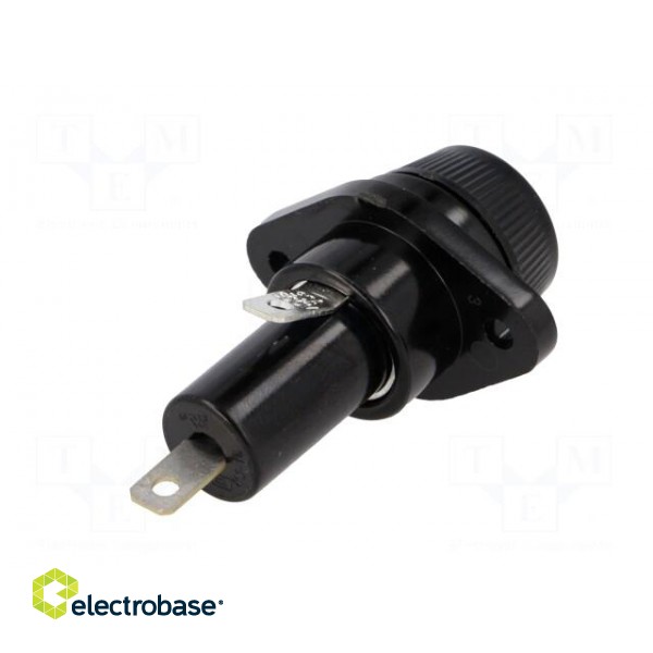 Fuse holder | cylindrical fuses | 10.3x38mm | 30A | 600V | on panel image 7