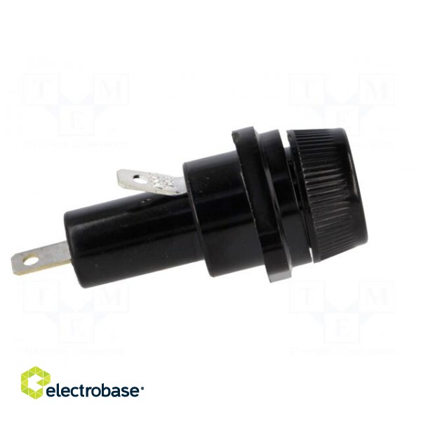 Fuse holder | cylindrical fuses | 10.3x38mm | 30A | 600V | on panel image 8