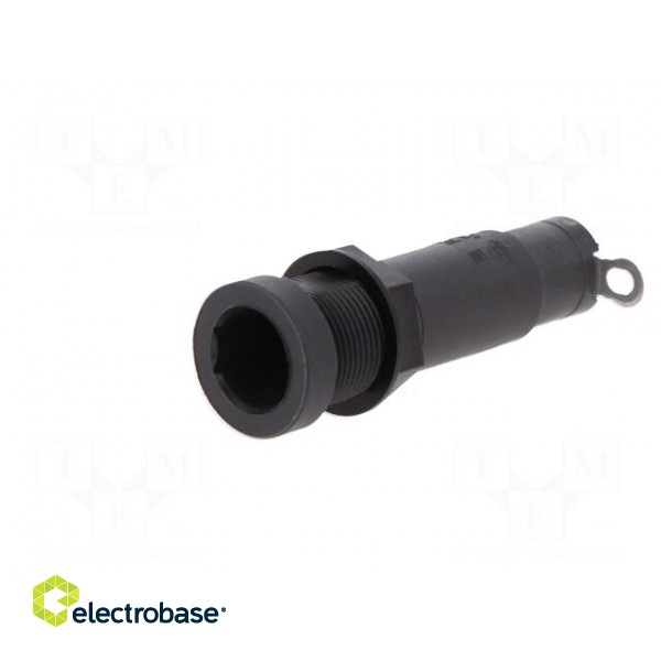 Fuse holder | cylindrical fuses | 5x20mm,6,3x32mm | 10A | -40÷85°C image 2