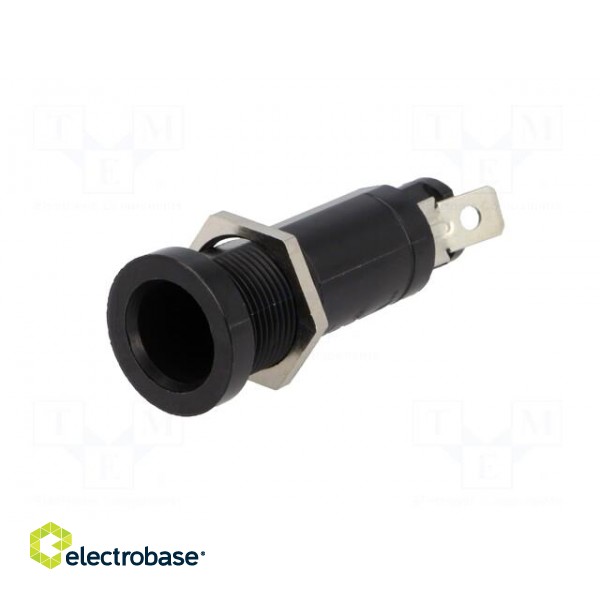 Fuse holder | cylindrical fuses | 5x20mm,6.3x32mm | 10A | on panel image 2