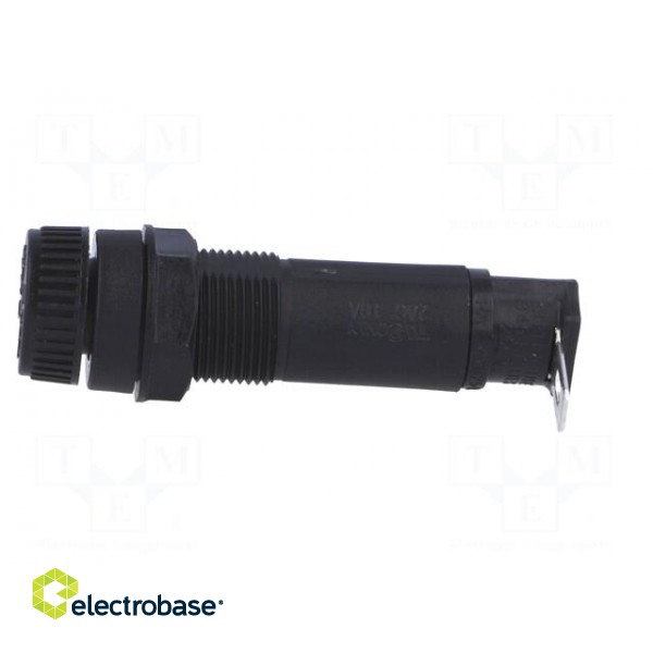 Fuse holder | cylindrical fuses | 5x20mm | 10A | 250V | -40÷85°C paveikslėlis 3