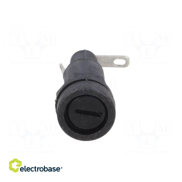 Fuse holder | cylindrical fuses | 5x20mm | 10A | 250V | on panel image 10