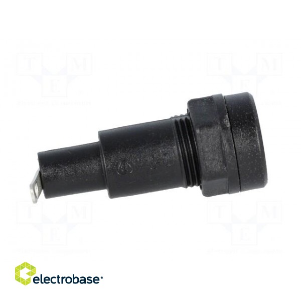 Fuse holder | cylindrical fuses | 5x20mm | 10A | 250V | on panel image 7