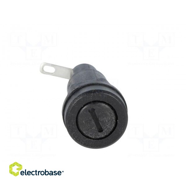 Fuse holder | cylindrical fuses | 5x20mm | 10A | 250V | on panel image 9