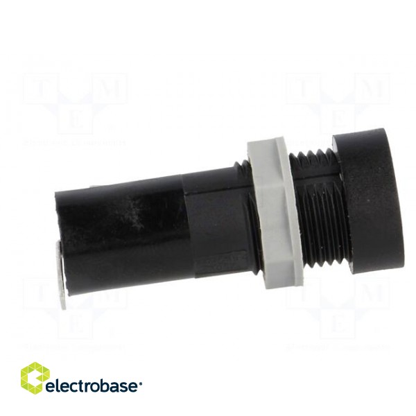 Fuse holder | cylindrical fuses | 5x20mm | 10A | Mounting: on panel image 7